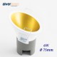 DOWNLIGHT LED 6W ASIMETRICO DECORATIVO 3000-5700K Ø75MM ALVERLAMP
