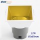 DOWNLIGHT LED 12W CUADRADO DECORATIVO 3000-5700K 85X85MM ALVERLAMP