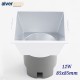 DOWNLIGHT LED 12W CUADRADO DECORATIVO 3000-5700K 85X85MM ALVERLAMP