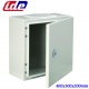ARMARIO METALICO CON PLACA 400X300X200MM FIJACION MURAL IP66 IDE GN403020