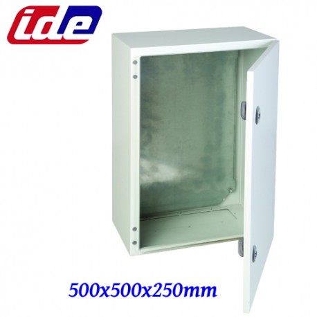 ARMARIO METALICO CON PLACA 500X500X250MM FIJACION MURAL IP66 IDE GN505025