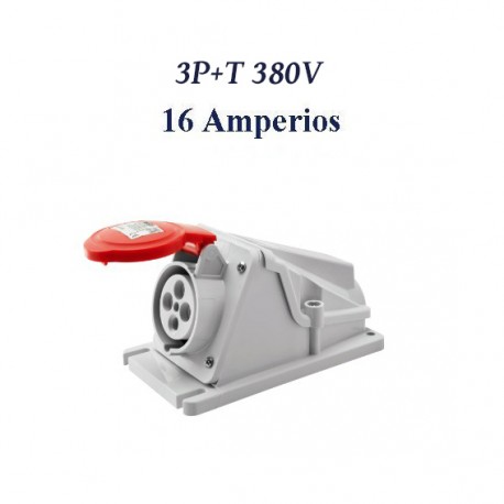 BASE DE SUPERFICIE CETAC 3P+T 16A IP44 380V