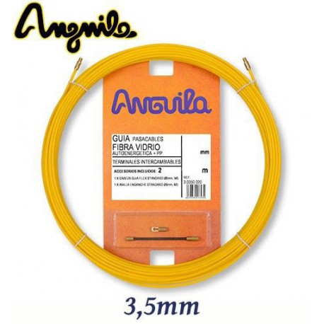 GUIA PASACABLES FIBRA DE VIDRIO + POLIPROPILENO TERMINAL INTERCAMBIABLE Ø 3,5MM ANGUILA 30350010