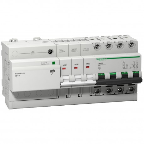 PROTECTOR SOBRETENSIONES PERMANENTES 3P+N 40A SCHNEIDER 16307