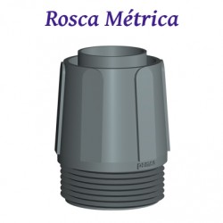 RACOR ROSCA METRICA DE POLIAMIDA AUTOEXTINGUIBLE LIBRE DE HALOGENOS