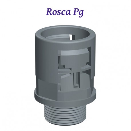 RACOR ROSCA PG ROSCA EXTERIOR Y JUNTA INTERIOR DE POLIAMIDA AUTOEXTINGUIBLE LIBRE DE HALOGENOS