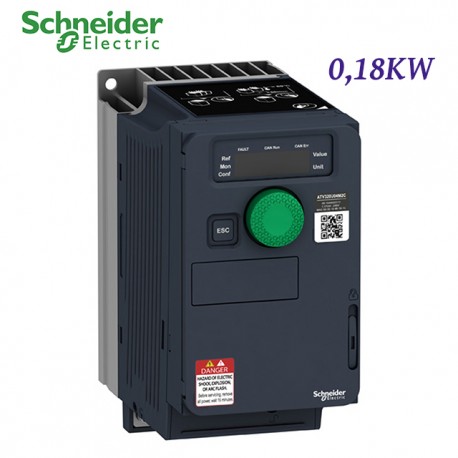 VARIADOR DE VELOCIDAD MONOFASICO PARA MOTOR 0,18KW SCHNEIDER ATV320U02M2C