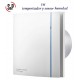 EXTRACTOR DE BAÑO BLANCO 5W TEMPORIZADOR Y DETECTOR PRESENCIA S&P SILENT-100 CHZ DESIGN ECOWATT