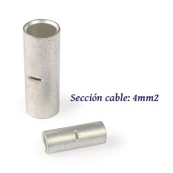 MANGUITO DE TUBO DE COBRE PARA CONEXION A CABLE DE 4MM2