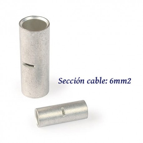 MANGUITO DE TUBO DE COBRE PARA CONEXION A CABLE DE 6MM2