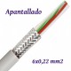 CABLE APANTALLADO 6X0,22 MM2 LIBRE DE HALOGENOS - POR METROS