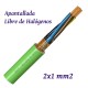 MANGUERA APANTALLADA 2X1 MM2 LIBRE DE HALOGENOS RC4Z1-K - POR METROS