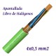 MANGUERA APANTALLADA 4X0,5 MM2 LIBRE DE HALOGENOS RC4Z1-K - POR METROS