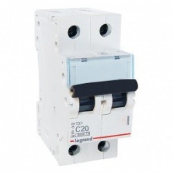 AUTOMATICO MAGNETOTERMICO VIVIENDA 2P 6KA 25A LEGRAND 403608