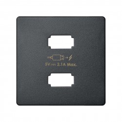 TAPA GRAFITO PARA TOMA USB SIMON 82 8211096-038