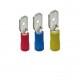 TERMINAL ELECTRICO FASTON PREAISLADO MACHO ROJO 1,5/6,3MM K50051