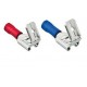 TERMINAL ELECTRICO FASTON PREAISLADO MACHO-HEMBRA ROJO 1,5/6,3MM K50063