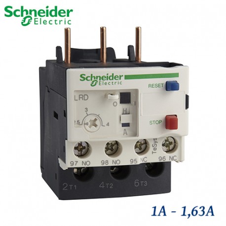 RELE DE PROTECCION TERMICA 1A...1,6A SCHNEIDER LRD06