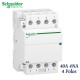 CONTACTOR MODULAR 40A 4NA 4 POLOS 240V 50HZ SCHNEIDER A9C20844