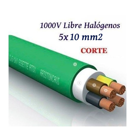 MANGUERA RZ1-K 5X10 MM2 LIBRE HALOGENOS 1000V - PRECIO POR METROS