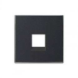 TAPA TOMA TELEFONO CRISTAL NEGRO NIESSEN SKY 8517 CN