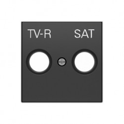 TAPA TOMA TV CRISTAL NEGRO NIESSEN SKY 8550.1 CN