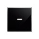 TAPA INTERRUPTOR CON VISOR CRISTAL NEGRO NIESSEN SKY 8501.3 CN