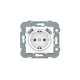 BASE SCHUKO BLANCA CON TOMAS USB BJC VIVA 23526-USB