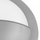 APLIQUE LED DE EXTERIOR GRIS REDONDO CON VISERA 12W-18W ALVERLAMP