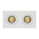 OJO DE BUEY LED CUADRADO ABATIBLE DOBLE 7W VARIOS COLORES BJF